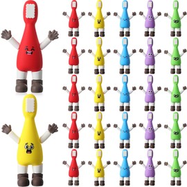Thyle 25 Pcs Mini Dental Prizes Tooth Figures Party,Funny Expression