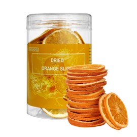 XCVFDVOR Dried oranges slices | Dehydrated orange slices | No added sugar | Dried orange slices for cakes, cocktails, holiday decorations (90g/3.17 oz) (3.17 oz, Orange)