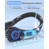 COMLIFE Portable Bladeless Neck Fan - Rechargeable Cooling Device