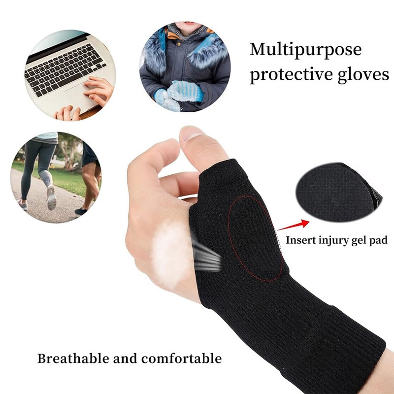 PSOWQ 1 Pair Arthritis Compression Gloves, Compression Gloves for Thumb