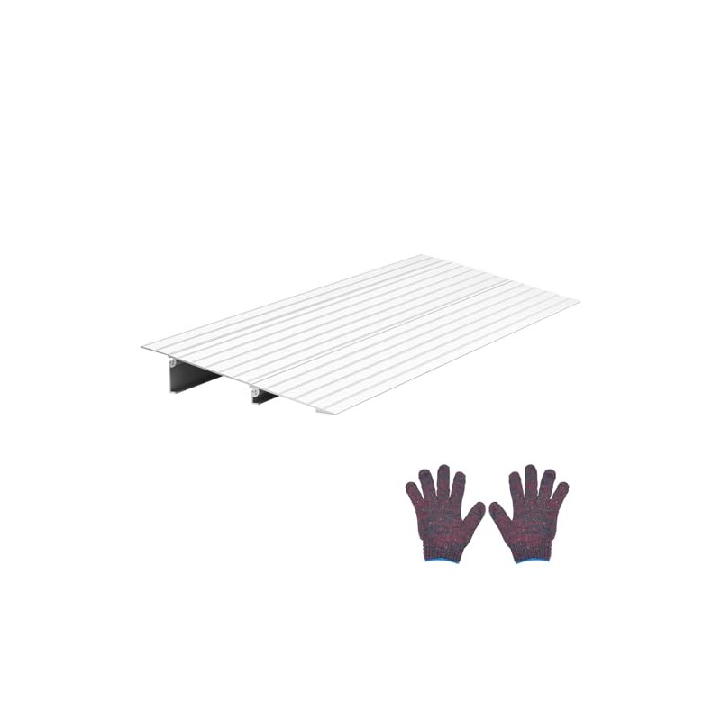 VEVOR Door Threshold Ramp, 2 inch Rise, Aluminum Alloy, 800