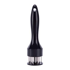 Ablandador de Carne, Herramienta para Ablandar Carne con Cuchillas de Acero Inoxidable Ultra Afiladas de 24 Pines, Negro con Hojas de Aguja de Acero Inoxidable Ultra Afiladas Meat Tenderizer