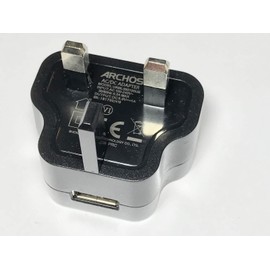 Replacement for Genuine ARCHOS AC/DC ADAPTER MODEL HNBL050100UB DC 5.0V 1A USB CHARGER UK PLUG