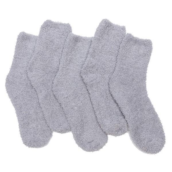 TOCONFFON Women's Cozy Fluffy Socks Fuzzy Socks Plush Socks 5