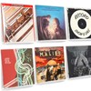 Giyiprpi Pack of 8 Vinyl Record Wall Brackets, Clear Acrylic
