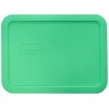Pyrex 7210-PC 3-cup Bright Green Food Storage Lid Covers (2-Pack)