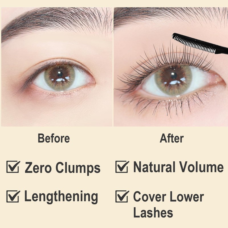 Clear Mascara Primer for Older Women 60 Plus & Fine