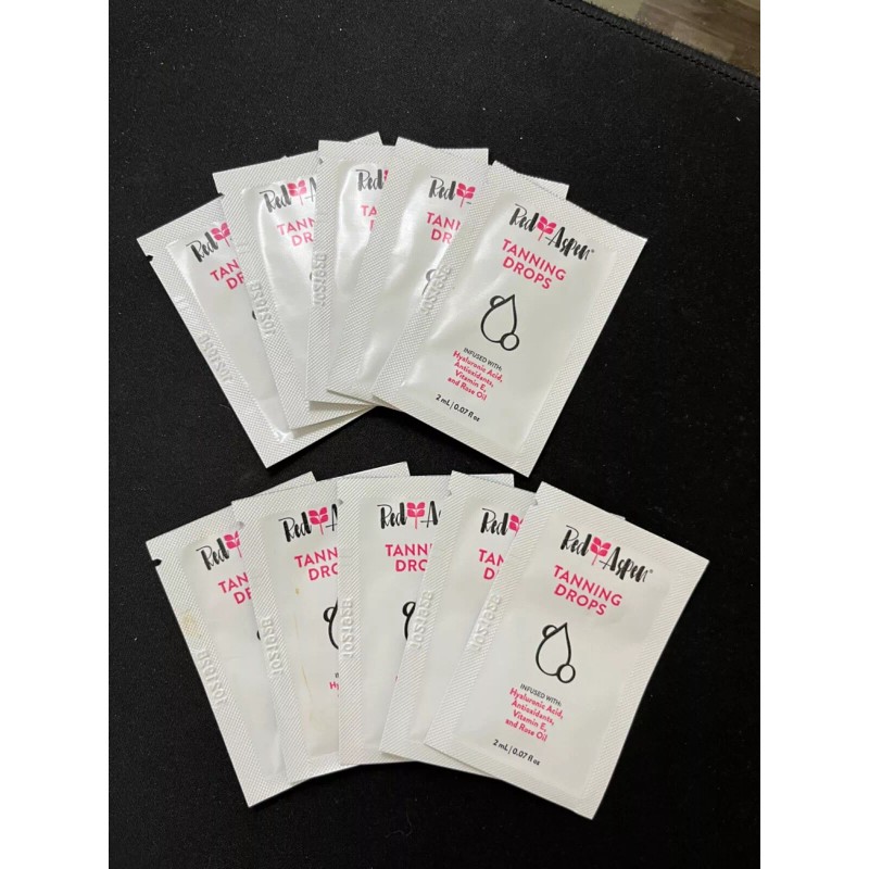 Red Aspen Tanning Drops- 10 Sample Pack ( 0.07oz each)