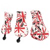 3Pcs Golf Club Head Cover Oxford Cloth British Flag Golf