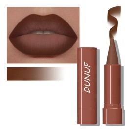 Labial Mate Duradero Dunuf 1 Pieza Tono Mate Puntiagudo