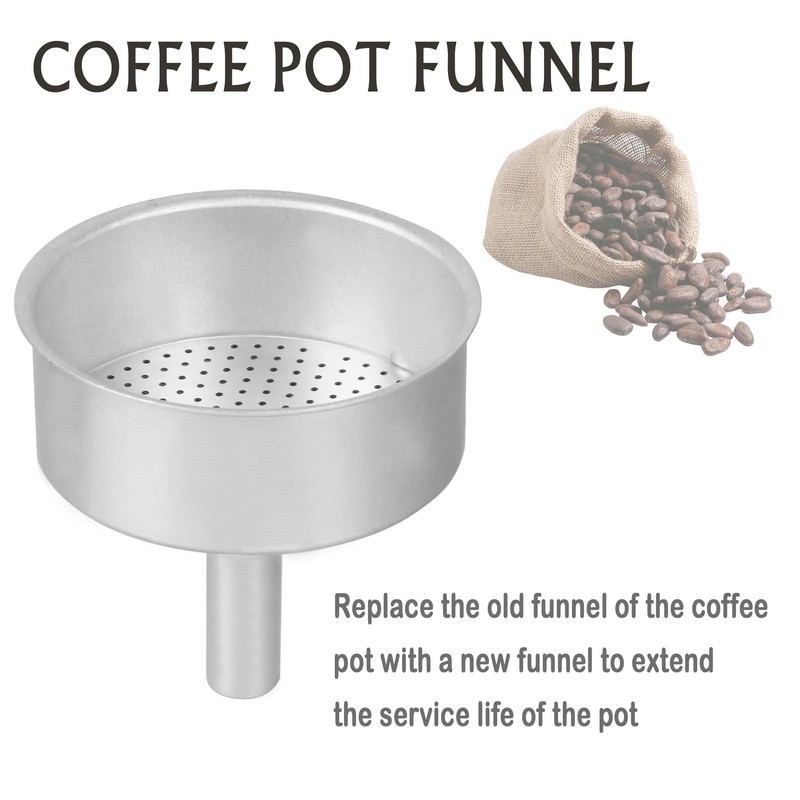 Coffee Pot Replacement Funnel Fits for Mocha Coffee Maker Pot