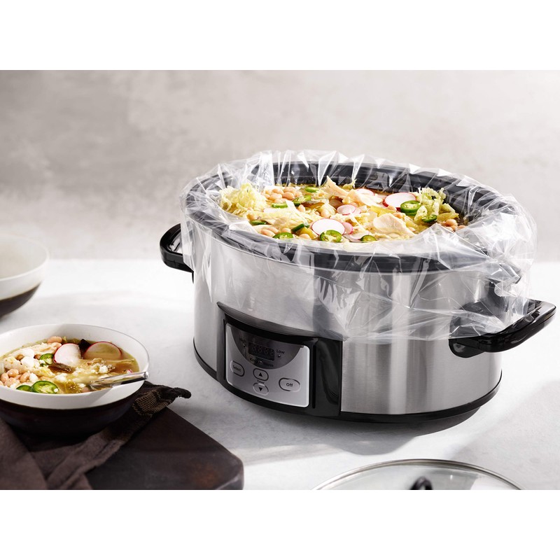PanSaver EZ Clean Slow Cooker Liners - Disposable Liners &