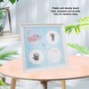 QANYEGN Baby Handprint Footprint Kit, Durable Plastic Density Board Frame,
