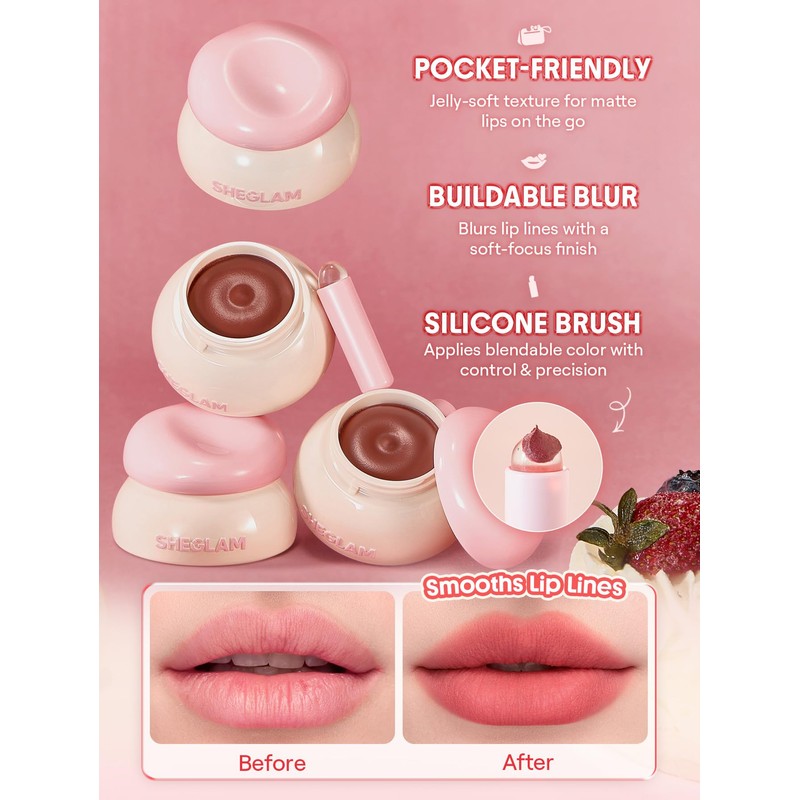 SHEGLAM Hydra Jelly Pocket Lip Paste Velvet Matte Lipstick Lip
