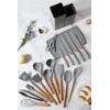 Cherry Pink 19 Piece Kitchen Utensils and Knife Set with