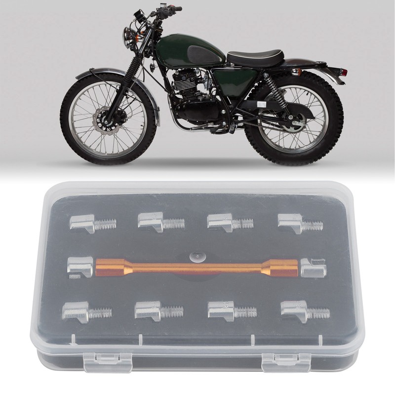 Motorcycle Spoke Wrench CNC Spanner Set 5.0‑6.8 Length 93mm/3.7in for