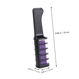 FOMIYES 10pcs Disposable Hair Dye Comb Quick Dry Temporary Hair Coloring Tool for Easy Wash Off Random Colors Random Color