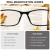 MMOWW 5 Pack Reading Glasses for Women Men Classic Square