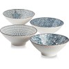 QINLANG 38 oz Japanese Ramen Bowls, Ceramic Set of 4