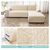 Genina Sectional Couch Covers for Dogs L Shaped Sofa Covers