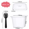 100 Pack 12 oz Plastic Dessert Cups with Lids Parfait