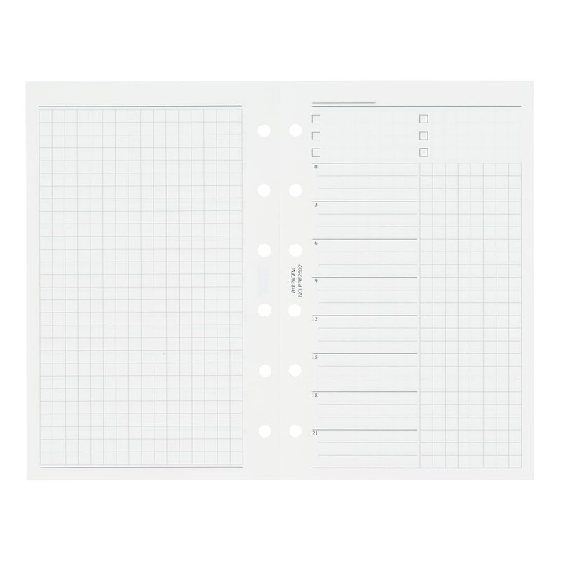 Noritsu Petit Pagem PRF2602 Personal Organizer, Refill, Mini 6, One