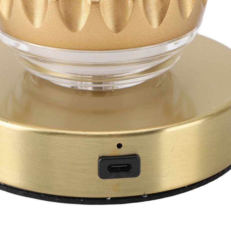 LED Cordless Lantern Table Lamp 3 Modes Touch Control Stepless