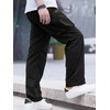 Comdecevis Men's Casual Cargo Pants Workout Joggers Stretch Sweatpants Hiking