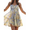 AELSON Sundresses for Women 2025 Floral Summer Dress Boho Flowy