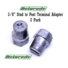BPI Threaded 3/8" Battery Stud to Top Post Adapter Conversion 2 Pack (8-6421)