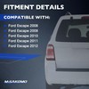 Tail Light Assembly Compatible with 2008–2012 Ford Escape, Left Driver