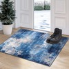 KIRFEIHT Modern Abstract 2x3 Area Rug, Non-Slip Washable Carpet for