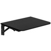 HOOBRO Folding Table, Wall Mounted Floating Desk with Iron Bracket,