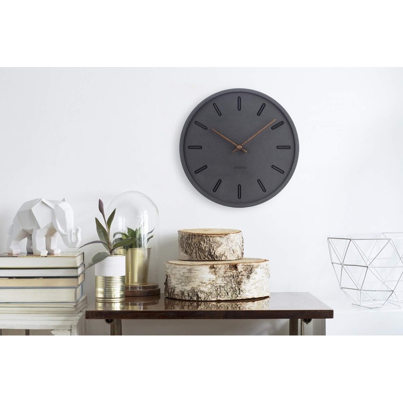 ONZENO Design Wall Clock 'The Swift' without Ticking Noises