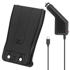 BAOFENG BF-888S Battery, 3.7V BL-1 Type-C Charger 1500mAh Rechagable Li-on Battery for BF-888S BF-777S BF-999S Retevis H-777 Walkie Talkie (1pack+Type-C car Charger)