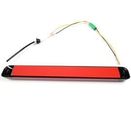 PIT66 LED 3rd Brake Light, Compatible with 94-05 Chevy Blazer/92-04 Chevy Suburban/95-00 Chevy Tahoe/94-01 GMC Jimmy/92-99 GMC Suburban/03-09 Hummer H2 Red Lens Black Housing