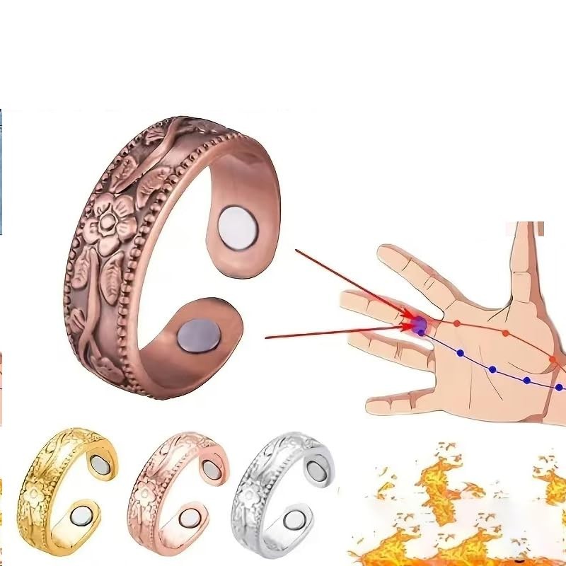 Copper Ring for Women, Copper Ring Ladies Fingers Thumb Valentine's