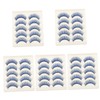 Baluue 25pairs Rhinestone Fake Eyelash Extensions for Festivals and Cosplay