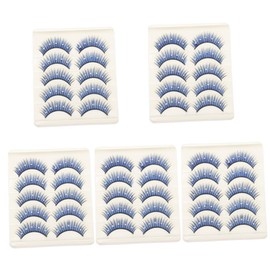 Baluue 25pairs Rhinestone Fake Eyelash Extensions for Festivals and Cosplay Easy to Apply Lashes for Stunning Eye Looks for Beginners and Professionals