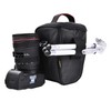 FOSOTO, Shoulder Camera Bag for Canon, Nikon, Sony, PU Leather