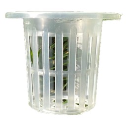 3 inch Net Pots Wide Lip Design Slotted Mesh Cup | Hydroponic Pots| Super Heavy Duty | White Plastic Cups for Aquaponics Orchids | Dasa Grow Plant(10)