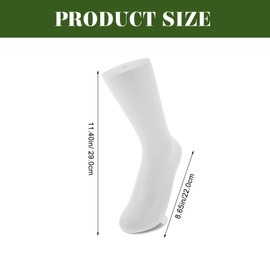Zerodeko Mannequin Foot Display Ankle Bracelet Sock Model Display Mold Female Foot Model for Retail Socks Jewelry Display Stand Short Stocking Toe Ring Chain Ankle Shoes Jewelry Display White