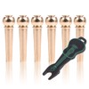 factus Bridge Pin for Acoustic Guitar, End Pin, Brass, Brass