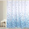 Homxi Bathroom Curtains Mould Proof Resistant 300x200cm,Polyester Shower Curtain with