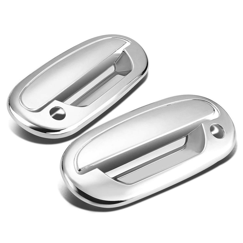 Xtremewarez ABS Chrome Door Handle Covers and Tailgate Cover with
