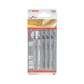 Bosch Hoja de calar Clean for wood 5 piezas T101B