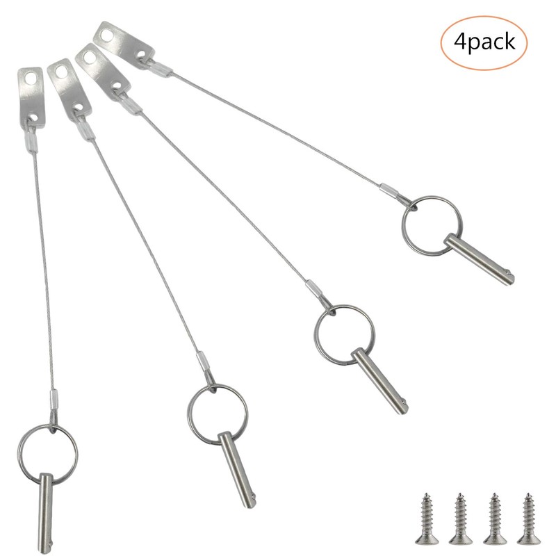 4PIECES of Marine Grade Hardware, Bimini Top Pin, Quick Release