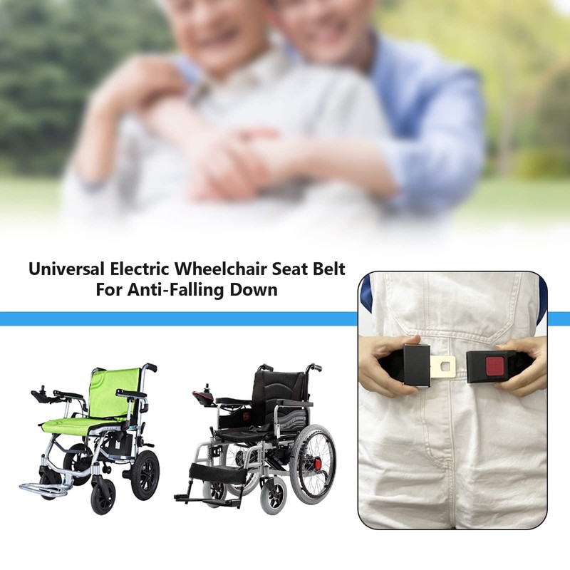 Elderly Wheelchair Seat Belt, Electric Scooters Anti-Fall Waist Replace Strap