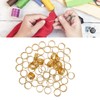 60pcs Sewing Thimbles Exquisite Copper Sewing Finger Protectors for Hand