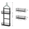 Orimade Adjustable Anti-slip Shower Caddy over Head, Rustproof Bathroom Hanging